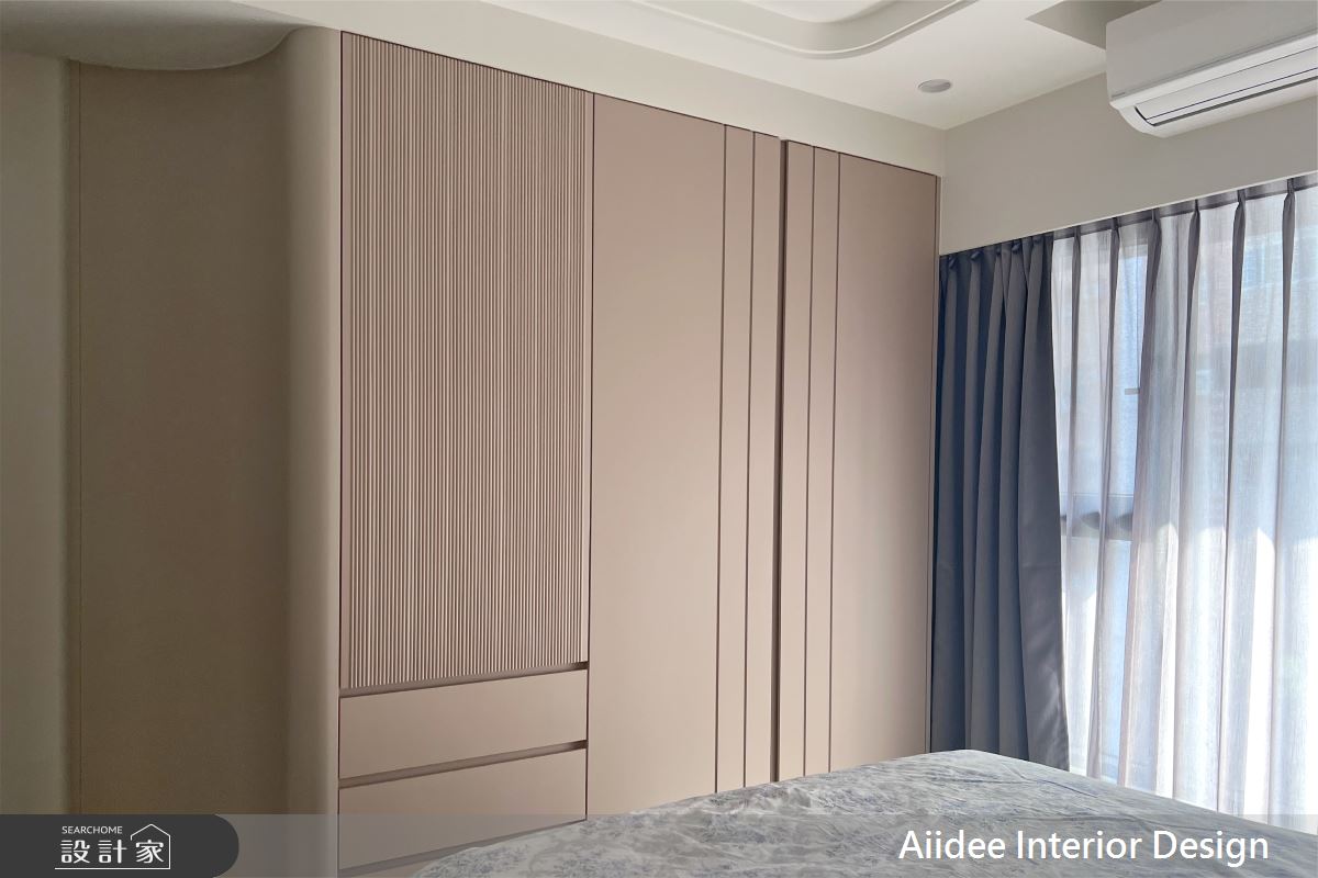 25坪新成屋(5年以下)＿現代美式輕奢風臥室案例圖片＿艾迪室內裝修設計有限公司 AIIDEE Design＿艾迪17_京城文學院_25坪現代美式輕奢風_高雄室內設計之8