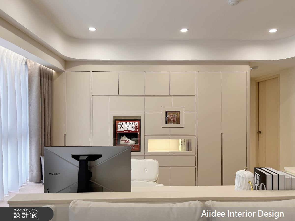 23坪新成屋(5年以下)＿現代簡約風書房案例圖片＿艾迪室內裝修設計有限公司 AIIDEE Design＿艾迪19_大寮大橘新加坡A1戶_23坪現代簡約風_高雄室內設計之7