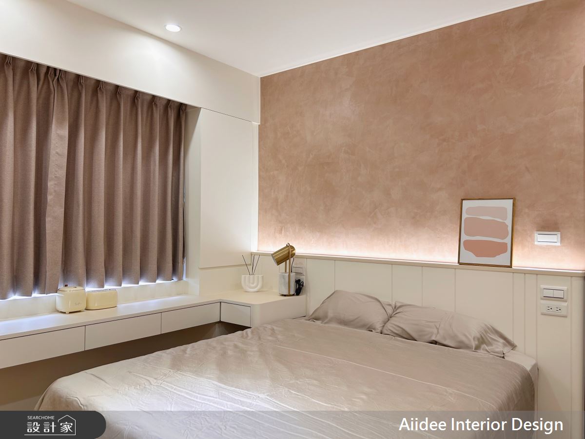 23坪新成屋(5年以下)＿現代簡約風臥室案例圖片＿艾迪室內裝修設計有限公司 AIIDEE Design＿艾迪19_大寮大橘新加坡A1戶_23坪現代簡約風_高雄室內設計之10
