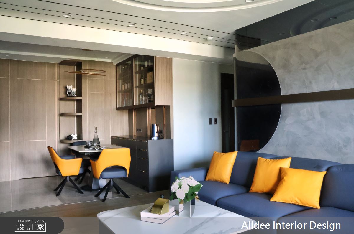 27坪預售屋＿奢華風客廳餐廳案例圖片＿艾迪室內裝修設計有限公司 AIIDEE Design＿艾迪21_仁武多城市_27坪奢華風_高雄室內設計之5