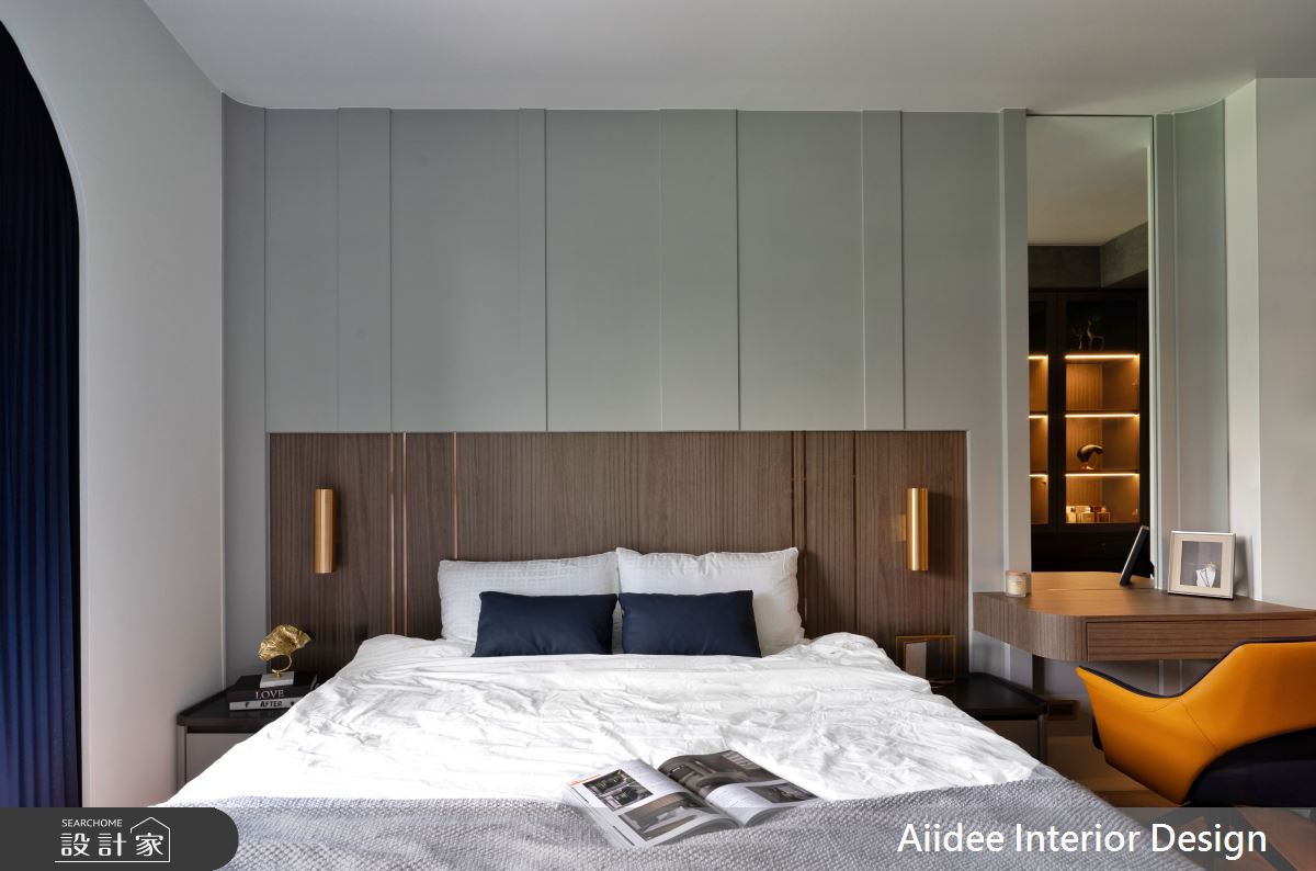 27坪預售屋＿奢華風臥室案例圖片＿艾迪室內裝修設計有限公司 AIIDEE Design＿艾迪21_仁武多城市_27坪奢華風_高雄室內設計之6