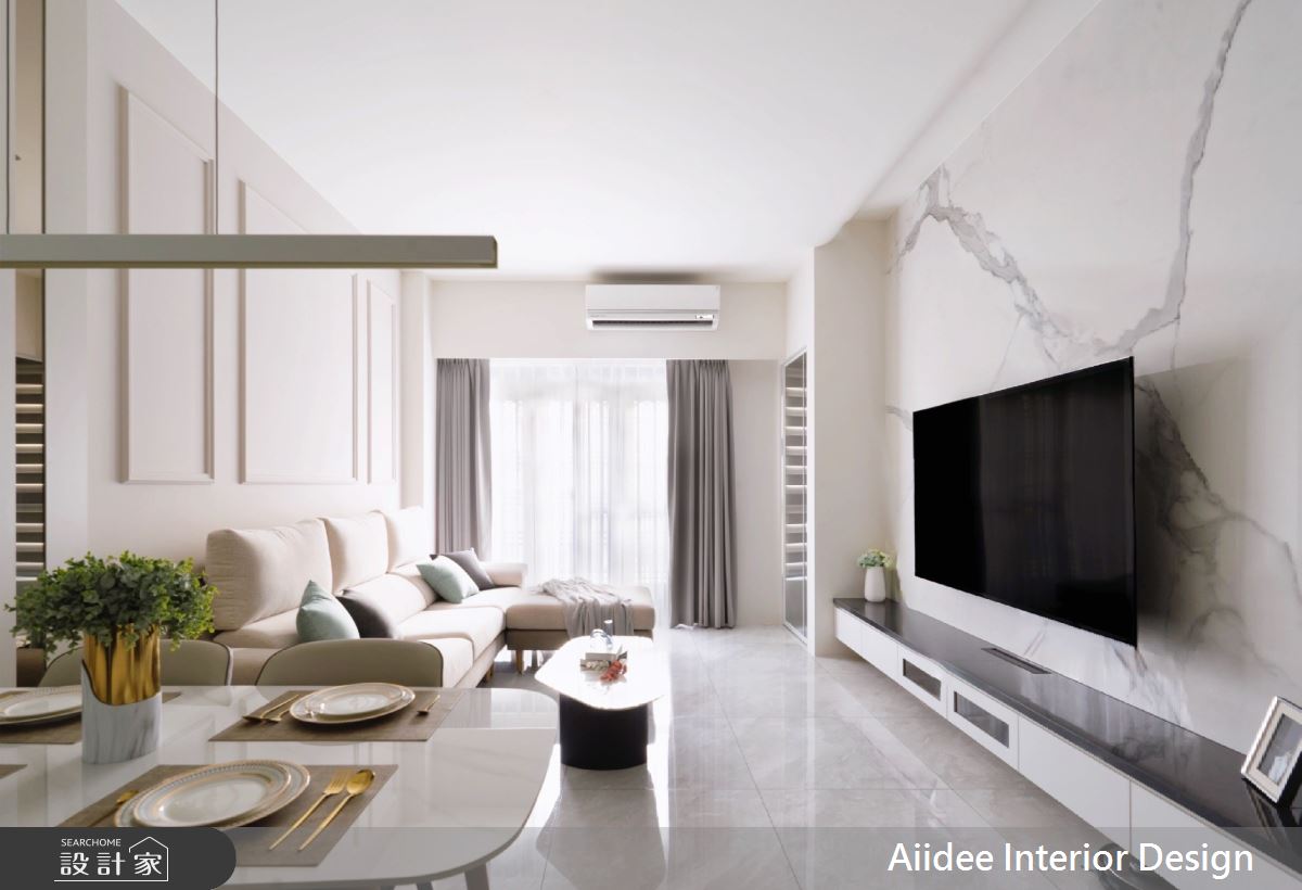 新成屋(5年以下)＿現代輕美式風客廳餐廳案例圖片＿艾迪室內裝修設計有限公司 AIIDEE Design＿艾迪22_仁武透天_37.5坪現代輕美式風_高雄室內設計之2