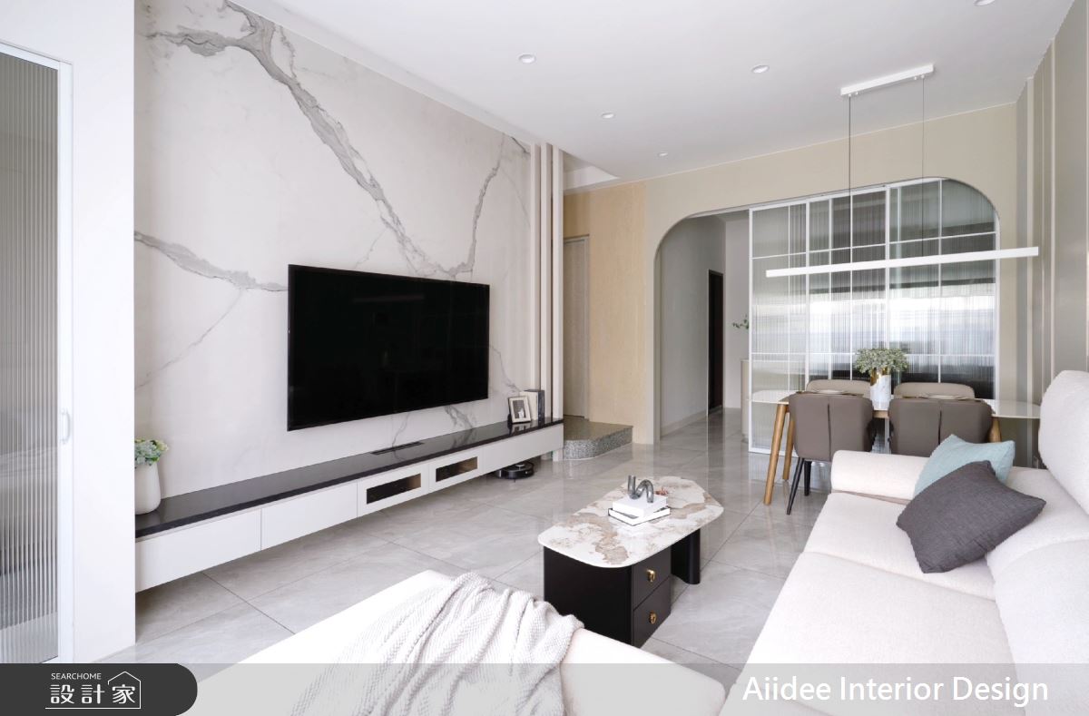 新成屋(5年以下)＿現代輕美式風客廳餐廳案例圖片＿艾迪室內裝修設計有限公司 AIIDEE Design＿艾迪22_仁武透天_37.5坪現代輕美式風_高雄室內設計之4