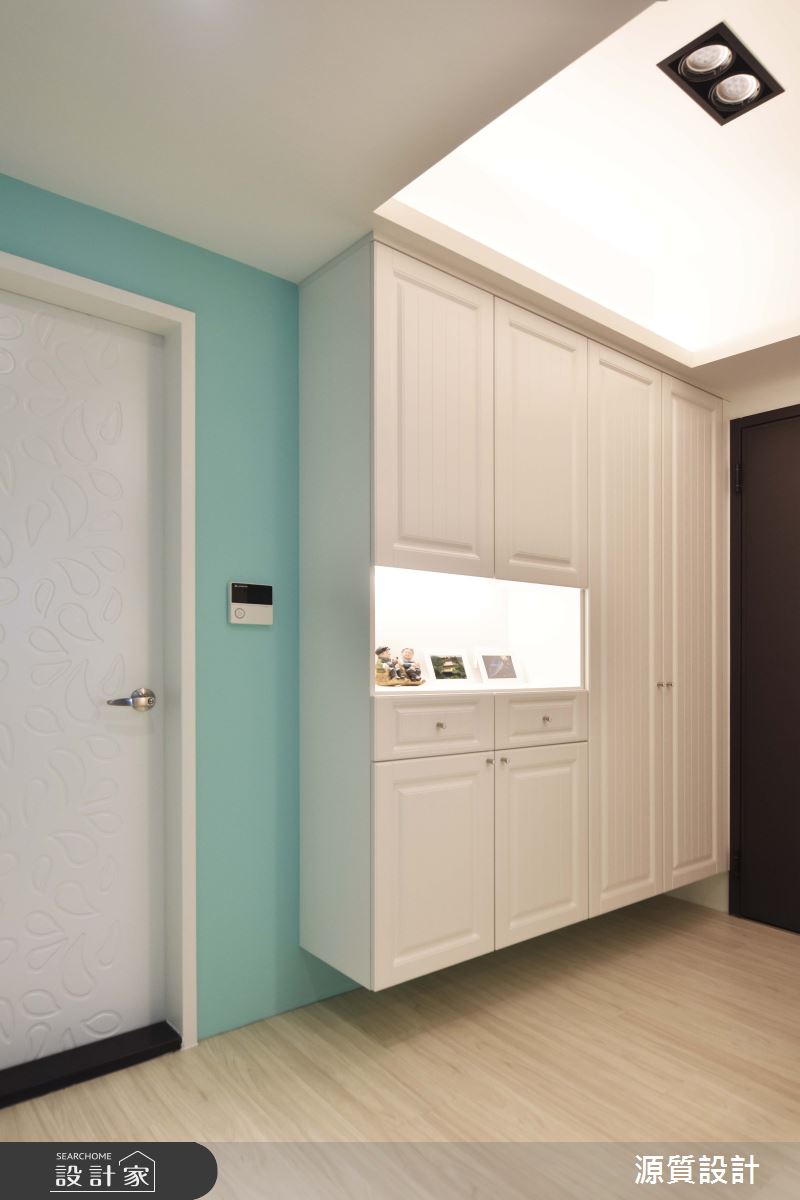 18坪新成屋(5年以下)＿鄉村風玄關案例圖片＿源質室內裝修設計工程＿源質_合遠康萊爾_桃園區之1