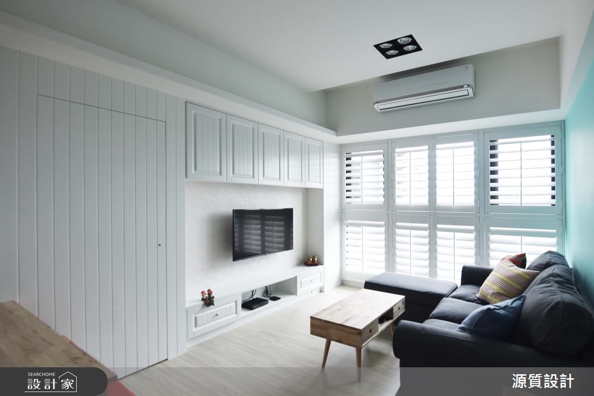 18坪新成屋(5年以下)＿鄉村風客廳案例圖片＿源質室內裝修設計工程＿源質_合遠康萊爾_桃園區之7