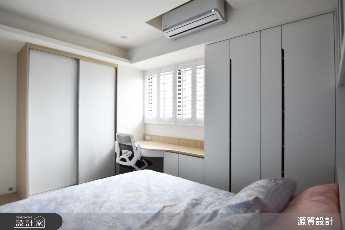 18坪新成屋(5年以下)＿鄉村風臥室案例圖片＿源質室內裝修設計工程＿源質_合遠康萊爾_桃園區之15