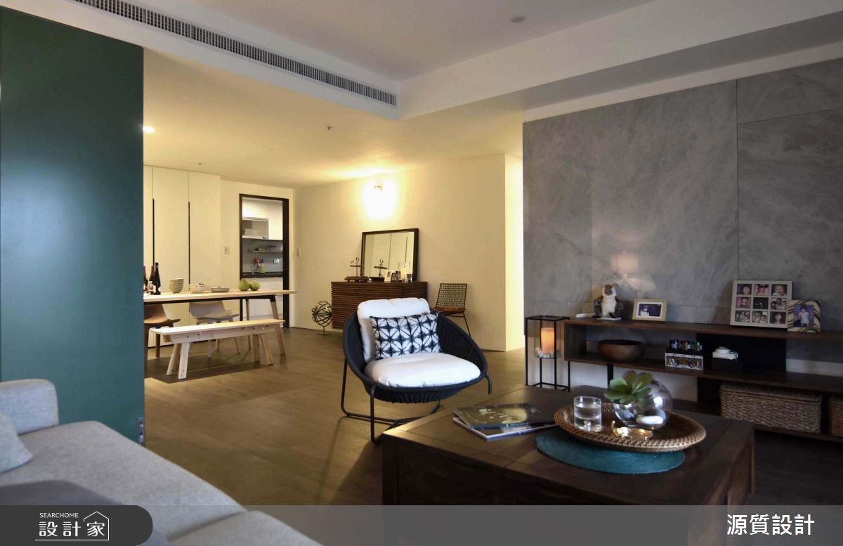 41坪新成屋(5年以下)＿混搭風客廳餐廳案例圖片＿源質室內裝修設計工程＿源質_宏盛新世界_淡水區之8