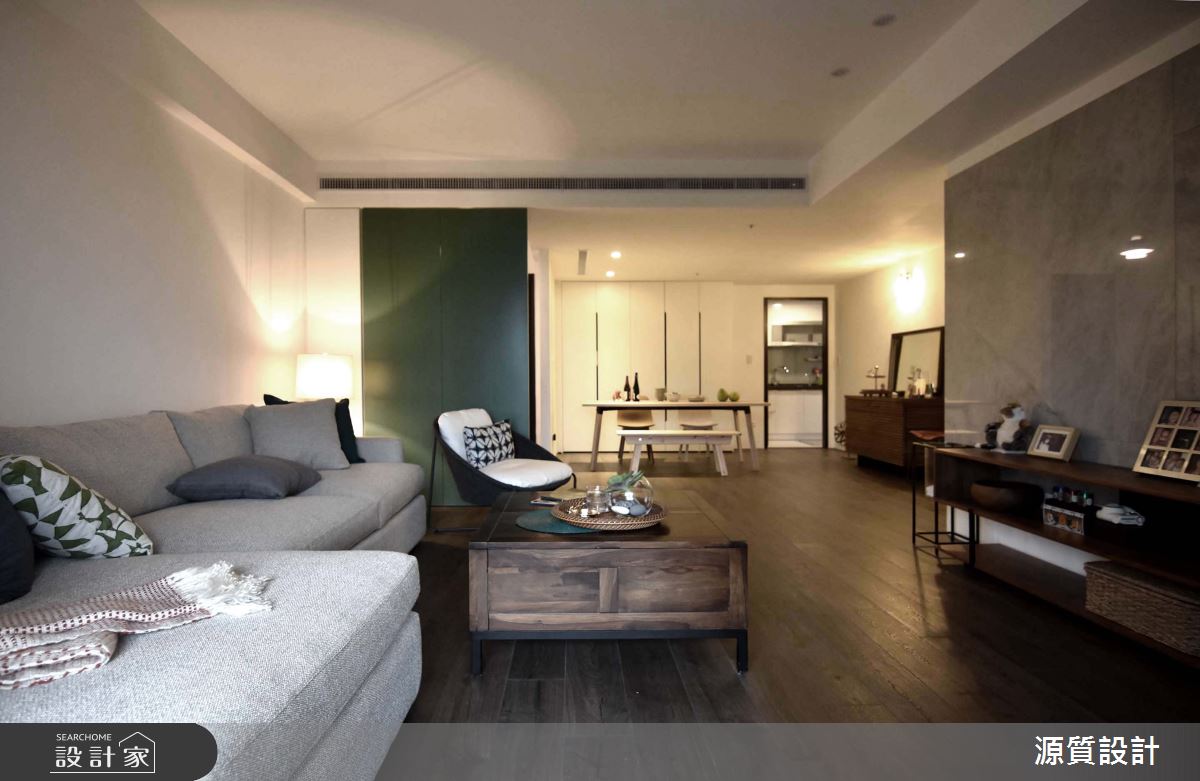 41坪新成屋(5年以下)＿混搭風客廳餐廳案例圖片＿源質室內裝修設計工程＿源質_宏盛新世界_淡水區之9
