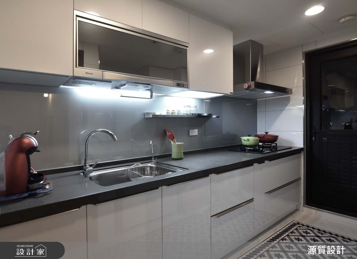 41坪新成屋(5年以下)＿混搭風廚房案例圖片＿源質室內裝修設計工程＿源質_宏盛新世界_淡水區之12