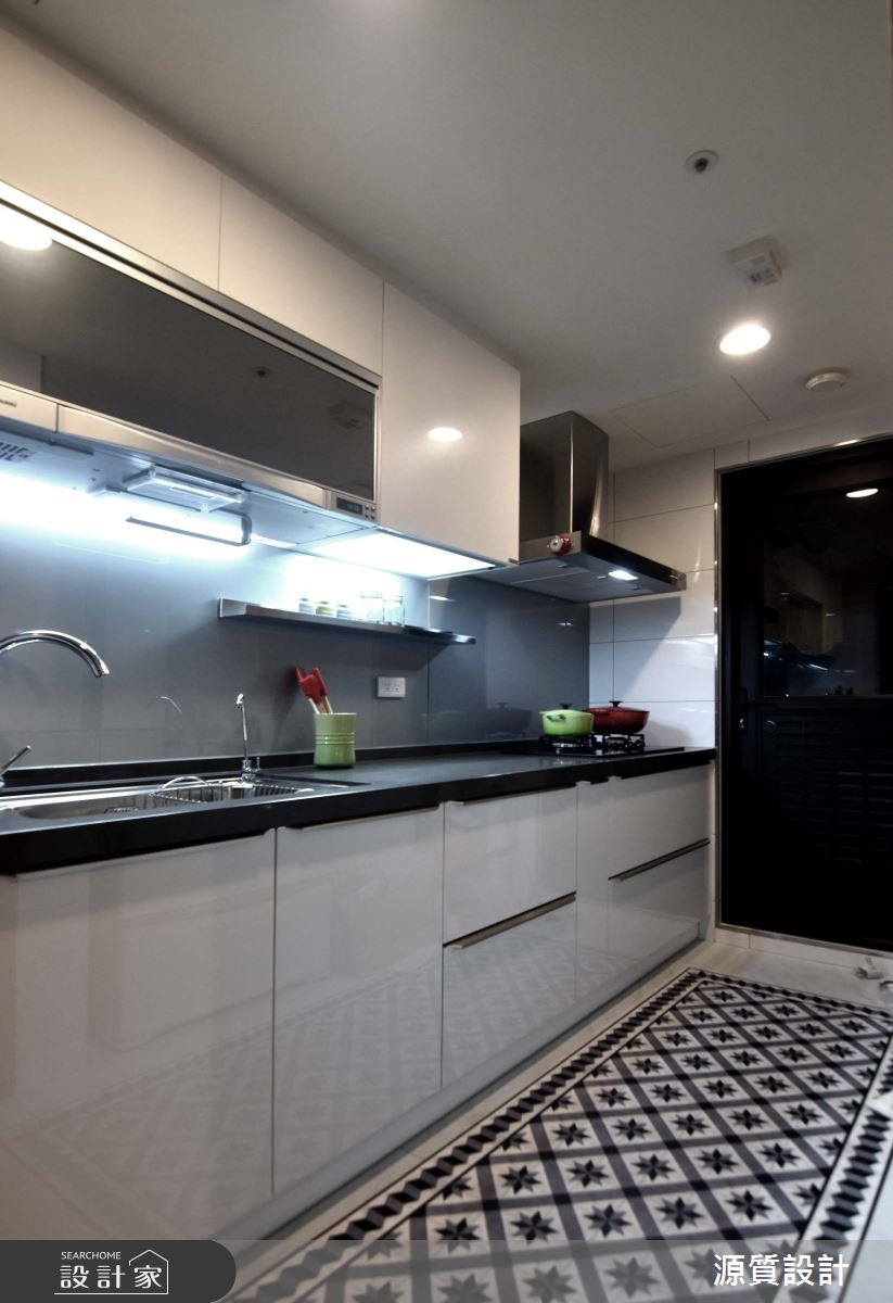 41坪新成屋(5年以下)＿混搭風廚房案例圖片＿源質室內裝修設計工程＿源質_宏盛新世界_淡水區之14