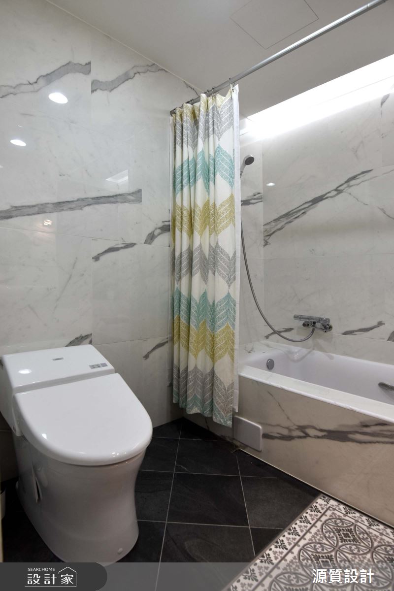 41坪新成屋(5年以下)＿混搭風浴室案例圖片＿源質室內裝修設計工程＿源質_宏盛新世界_淡水區之17