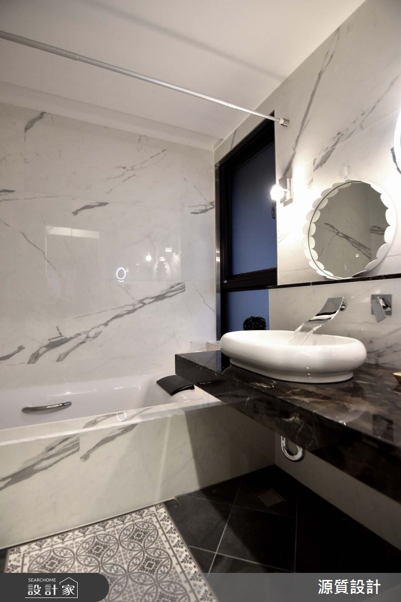 41坪新成屋(5年以下)＿混搭風浴室案例圖片＿源質室內裝修設計工程＿源質_宏盛新世界_淡水區之18