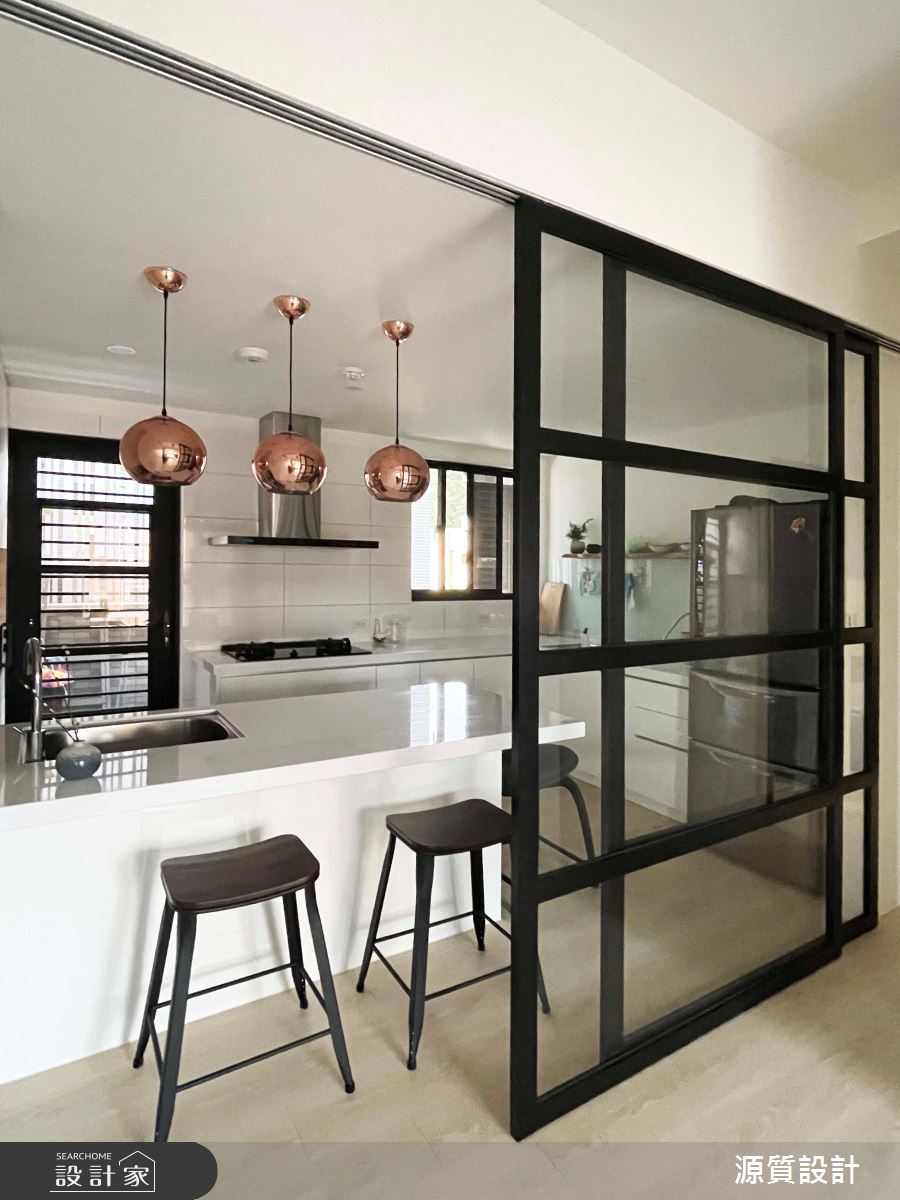 33坪新成屋(5年以下)＿日式風餐廳廚房中島案例圖片＿源質室內裝修設計工程＿源質_心天畝_五股區之17