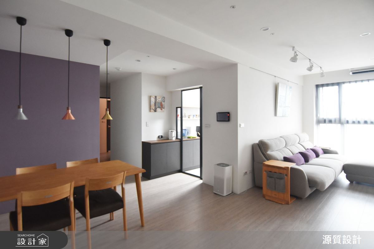 26坪新成屋(5年以下)＿現代風客廳餐廳案例圖片＿源質室內裝修設計工程＿源質_合陽天擎_新店區之18