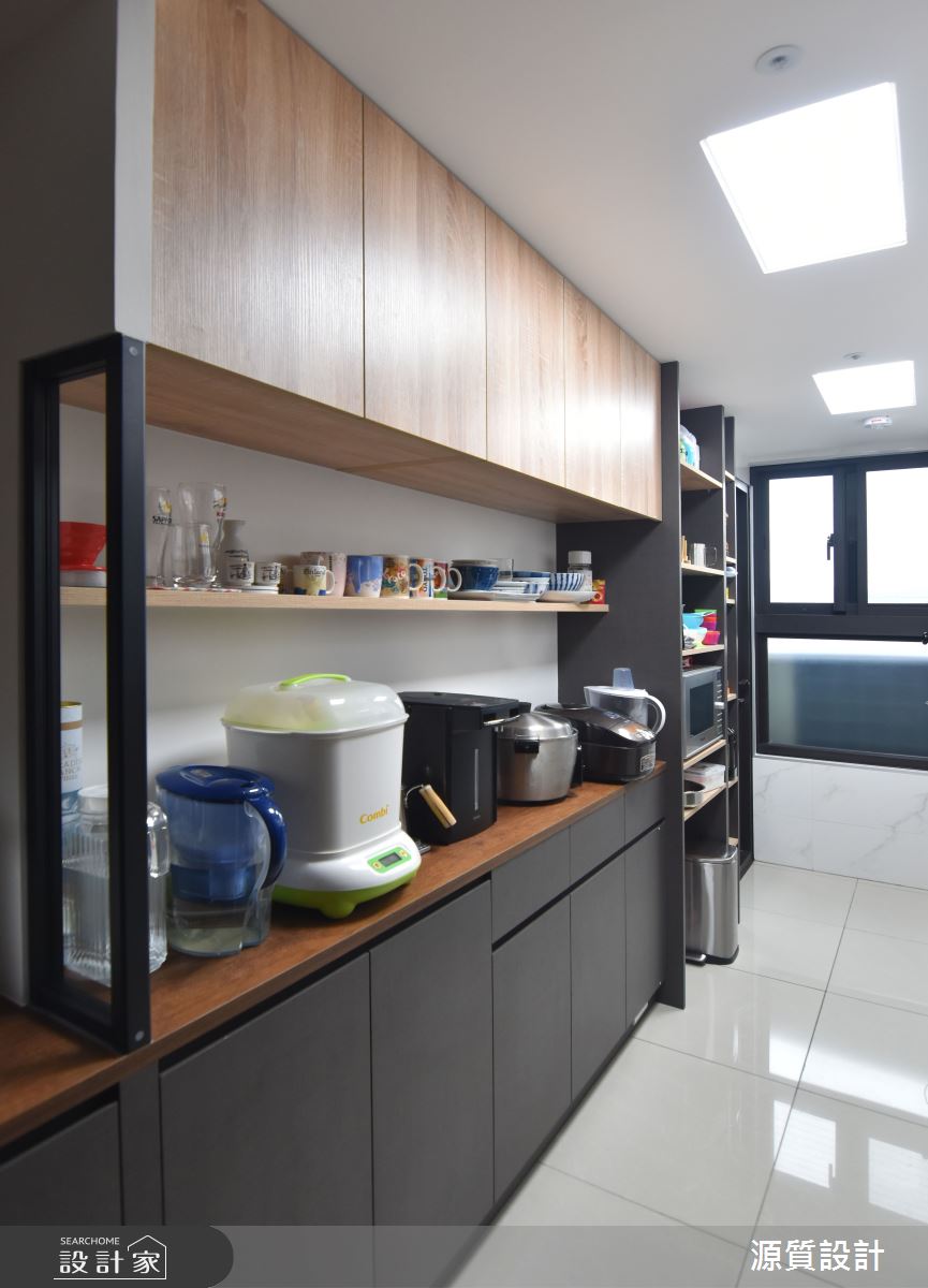 26坪新成屋(5年以下)＿現代風廚房案例圖片＿源質室內裝修設計工程＿源質_合陽天擎_新店區之19
