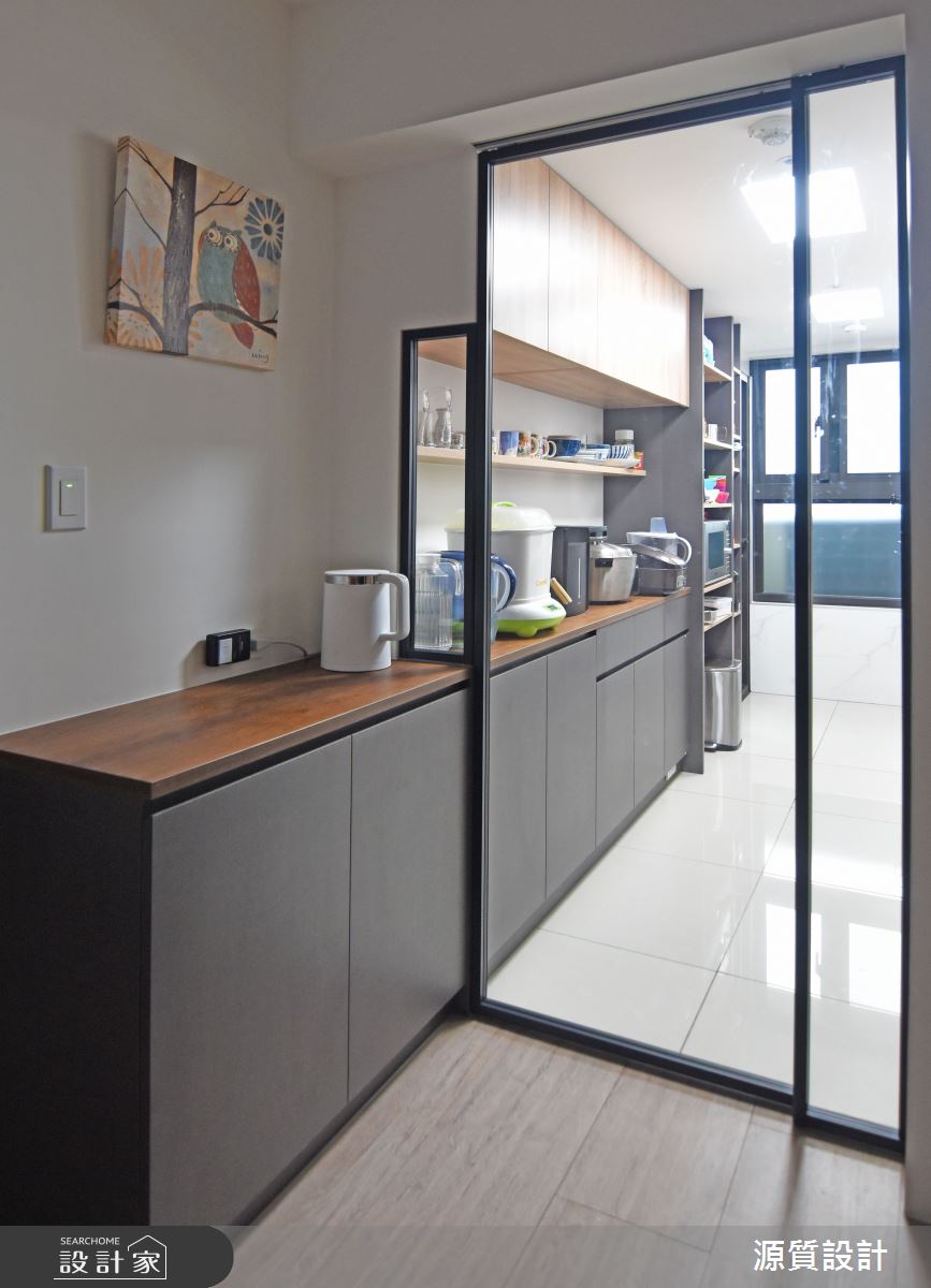 26坪新成屋(5年以下)＿現代風廚房案例圖片＿源質室內裝修設計工程＿源質_合陽天擎_新店區之21