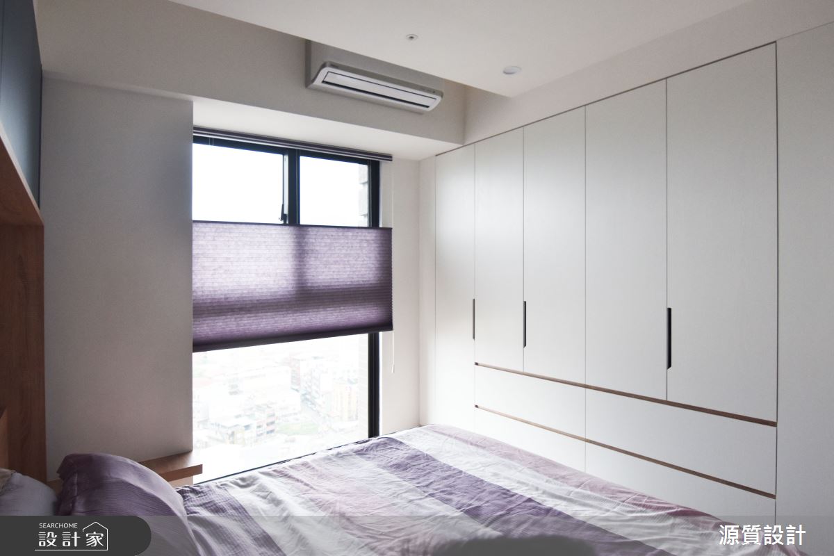 26坪新成屋(5年以下)＿現代風臥室案例圖片＿源質室內裝修設計工程＿源質_合陽天擎_新店區之25