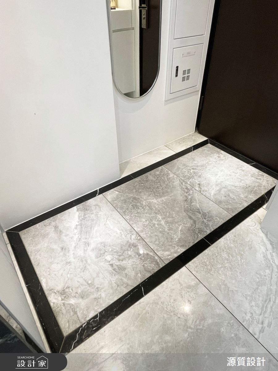 36坪新成屋(5年以下)＿現代風玄關案例圖片＿源質室內裝修設計工程＿源質_台大傳奇_中正區之2