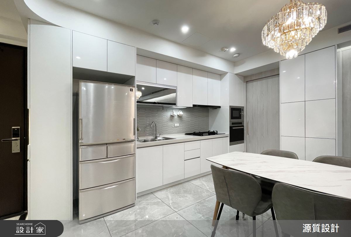 36坪新成屋(5年以下)＿現代風餐廳廚房案例圖片＿源質室內裝修設計工程＿源質_台大傳奇_中正區之10