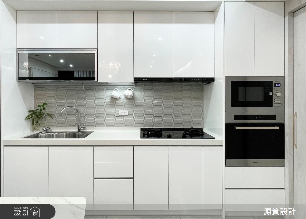 36坪新成屋(5年以下)＿現代風廚房案例圖片＿源質室內裝修設計工程＿源質_台大傳奇_中正區之12