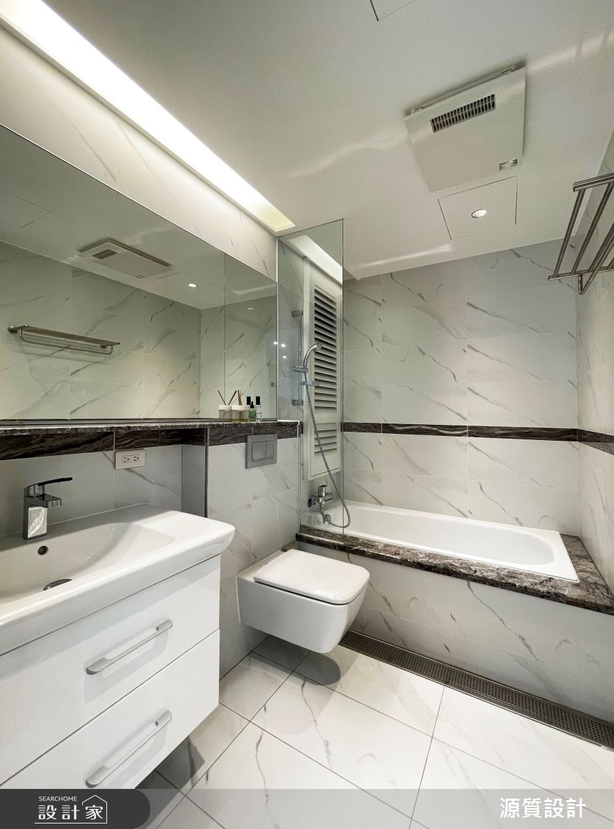 36坪新成屋(5年以下)＿現代風浴室案例圖片＿源質室內裝修設計工程＿源質_台大傳奇_中正區之15
