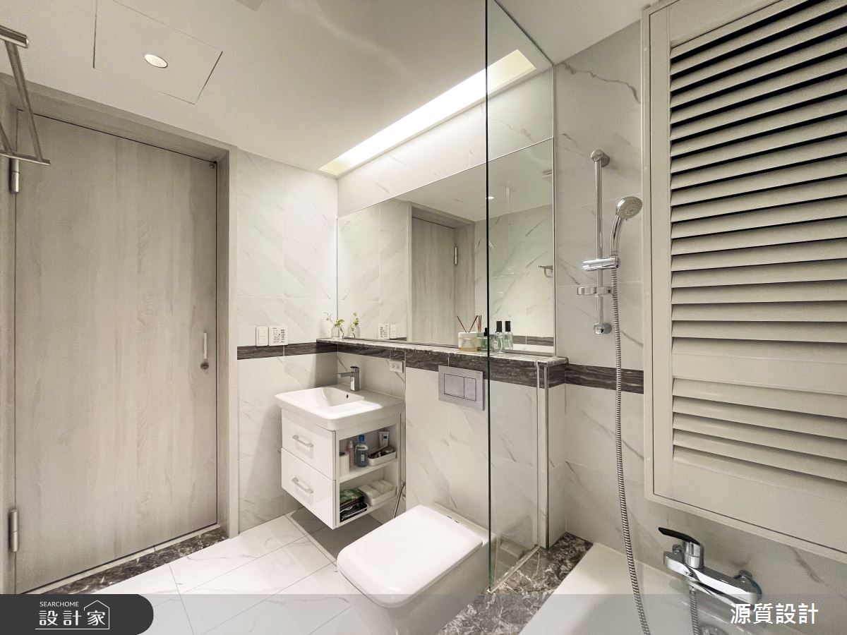 36坪新成屋(5年以下)＿現代風浴室案例圖片＿源質室內裝修設計工程＿源質_台大傳奇_中正區之17