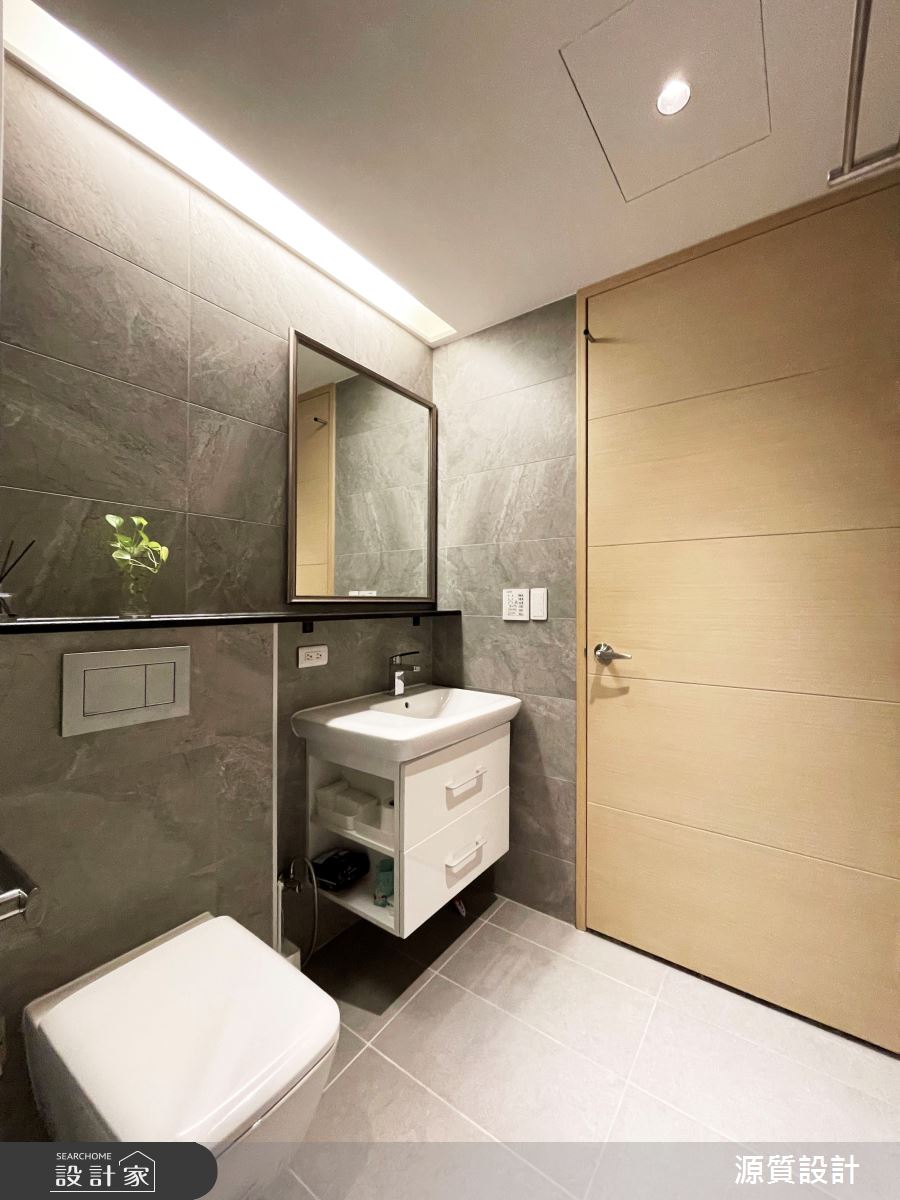 36坪新成屋(5年以下)＿現代風浴室案例圖片＿源質室內裝修設計工程＿源質_台大傳奇_中正區之19