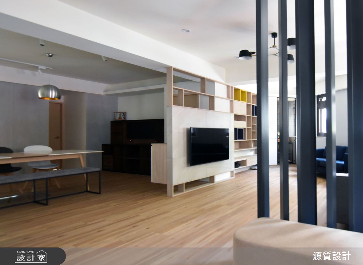 36坪老屋(41~50年)＿現代風客廳餐廳案例圖片＿源質室內裝修設計工程＿源質_大直街_中山區之1