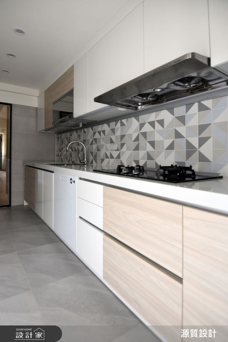 36坪老屋(41~50年)＿現代風廚房案例圖片＿源質室內裝修設計工程＿源質_大直街_中山區之15