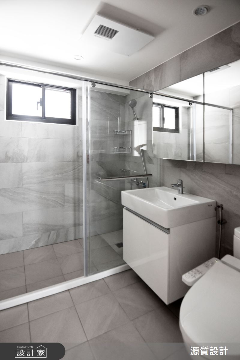 36坪老屋(41~50年)＿現代風浴室案例圖片＿源質室內裝修設計工程＿源質_大直街_中山區之19