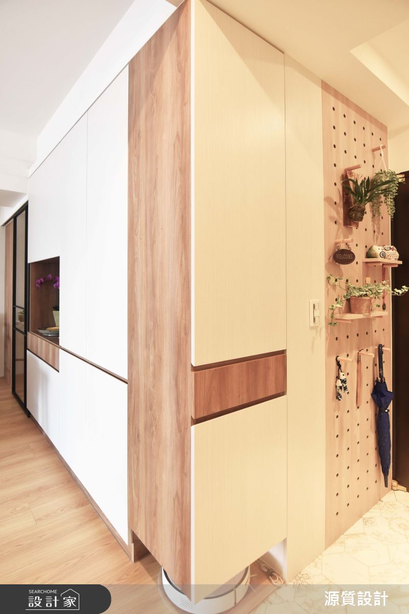 33坪老屋(16~30年)＿簡約風玄關案例圖片＿源質室內裝修設計工程＿源質_力麒雙星_新店區之3