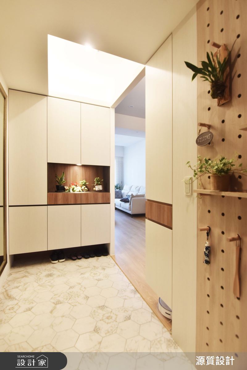 33坪老屋(16~30年)＿簡約風玄關案例圖片＿源質室內裝修設計工程＿源質_力麒雙星_新店區之2