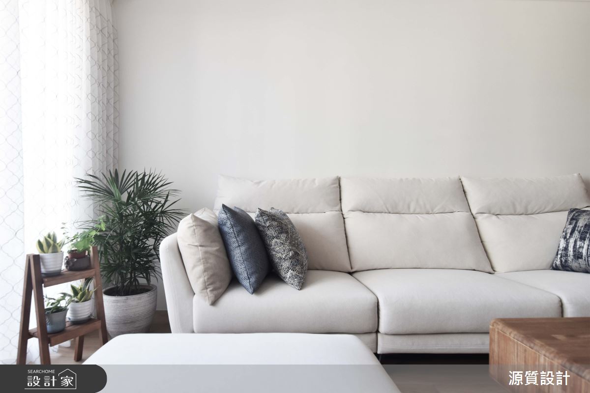 33坪老屋(16~30年)＿簡約風客廳案例圖片＿源質室內裝修設計工程＿源質_力麒雙星_新店區之8