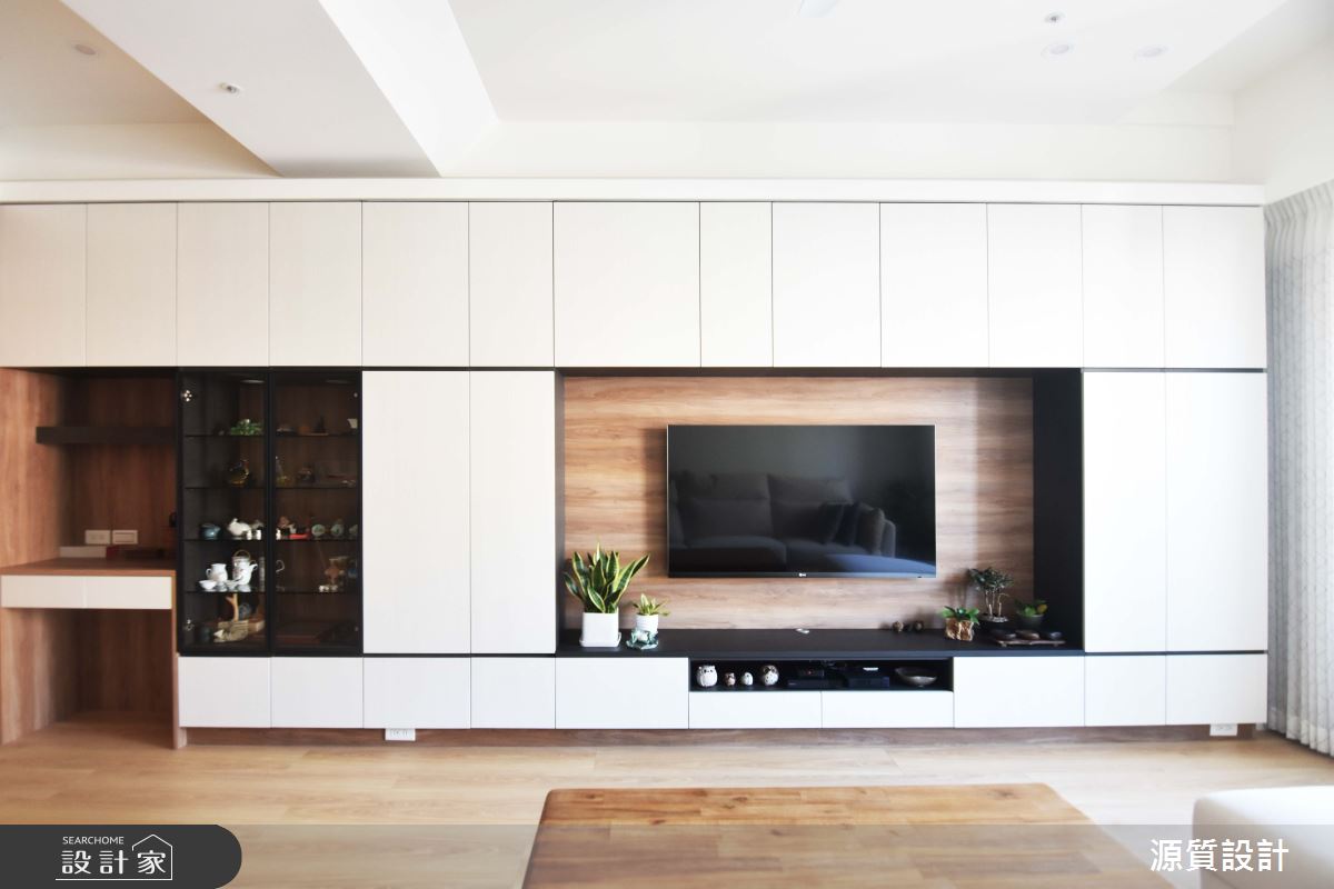 33坪老屋(16~30年)＿簡約風客廳案例圖片＿源質室內裝修設計工程＿源質_力麒雙星_新店區之5