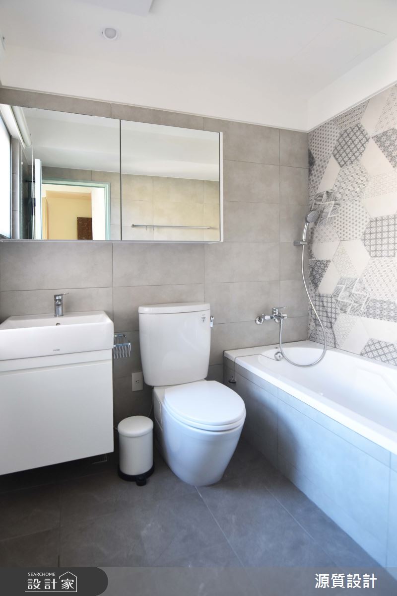 33坪老屋(16~30年)＿簡約風浴室案例圖片＿源質室內裝修設計工程＿源質_力麒雙星_新店區之23