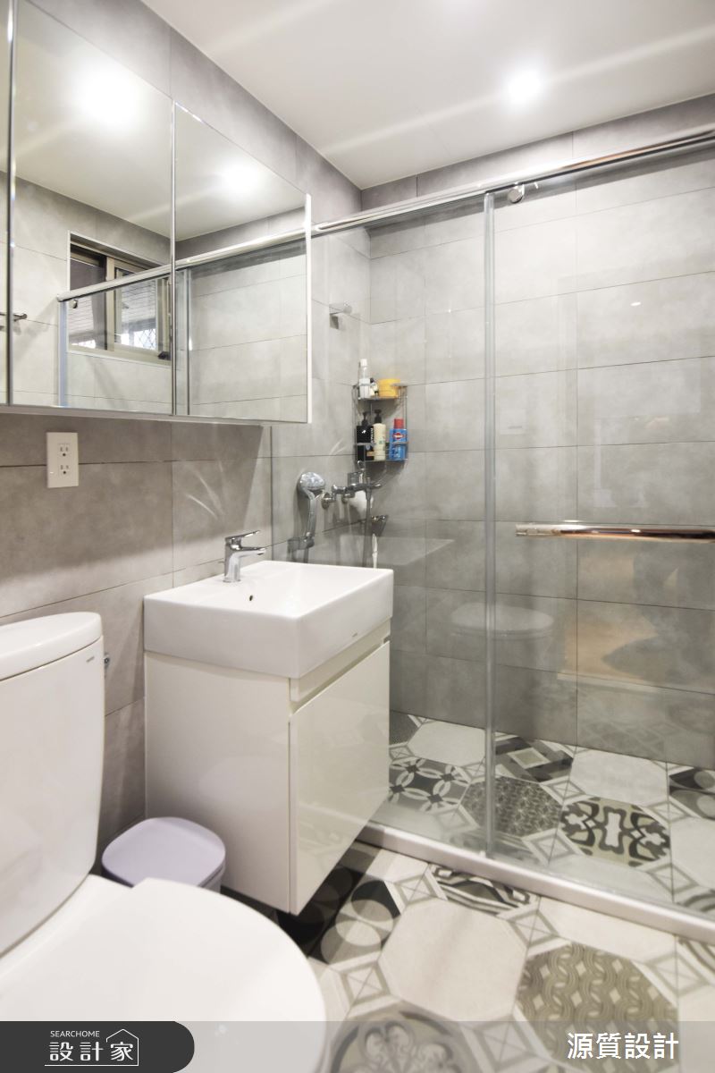 33坪老屋(16~30年)＿簡約風浴室案例圖片＿源質室內裝修設計工程＿源質_力麒雙星_新店區之25