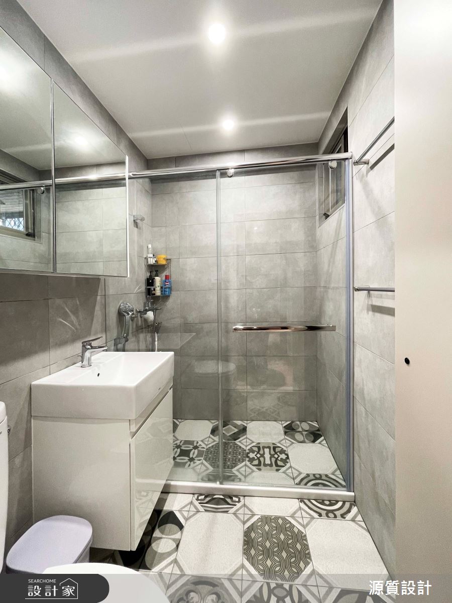 33坪老屋(16~30年)＿簡約風浴室案例圖片＿源質室內裝修設計工程＿源質_力麒雙星_新店區之26