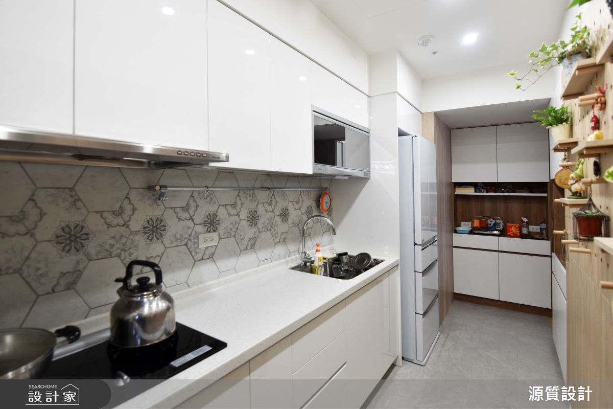 33坪老屋(16~30年)＿簡約風廚房案例圖片＿源質室內裝修設計工程＿源質_力麒雙星_新店區之13