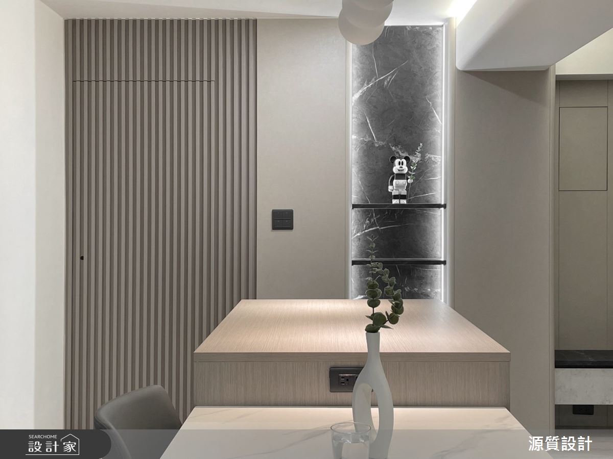 老屋(31~40年)＿現代風餐廳中島案例圖片＿源質室內裝修設計工程＿源質_文化路_板橋區之9