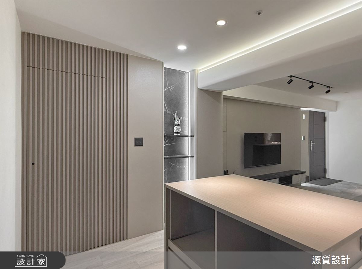老屋(31~40年)＿現代風客廳中島案例圖片＿源質室內裝修設計工程＿源質_文化路_板橋區之14