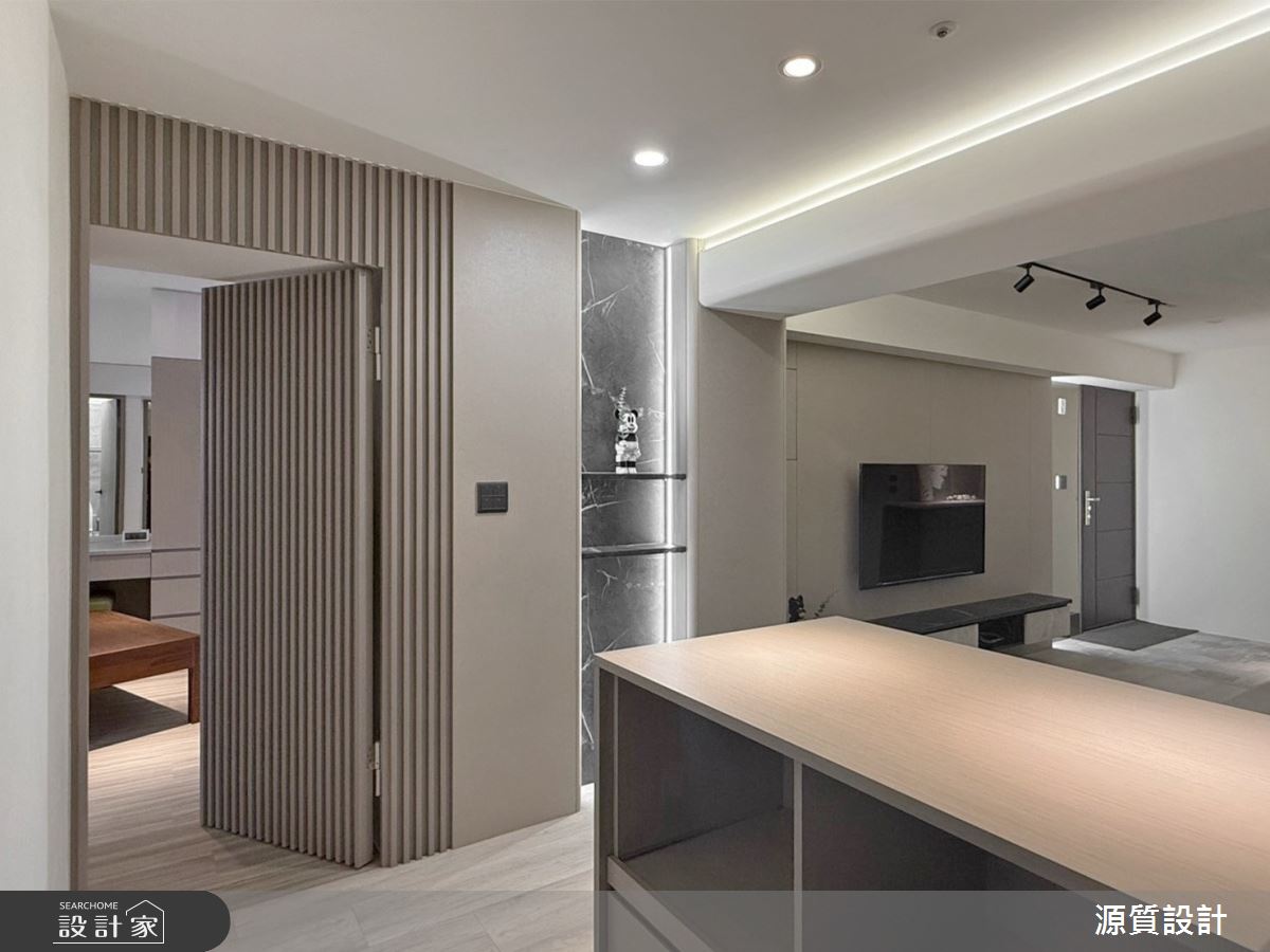老屋(31~40年)＿現代風客廳中島案例圖片＿源質室內裝修設計工程＿源質_文化路_板橋區之15