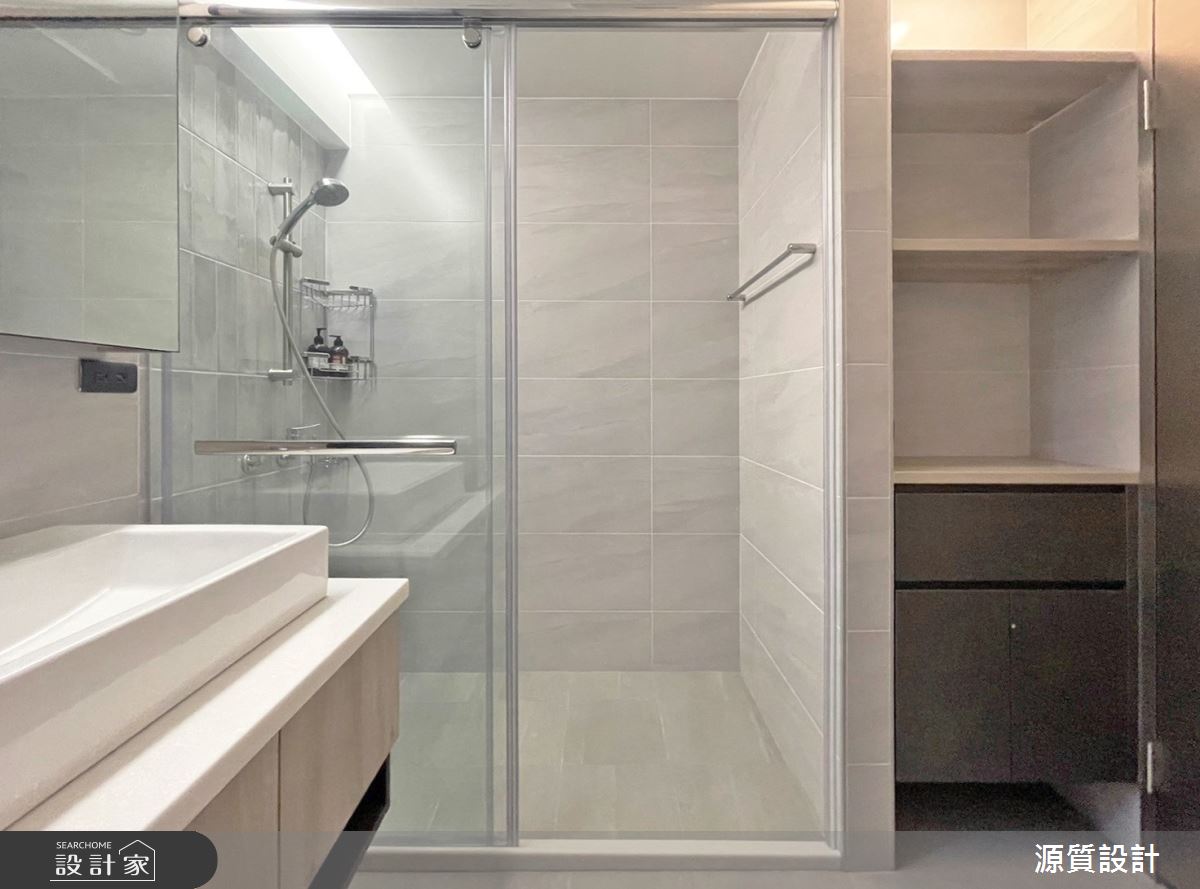 老屋(31~40年)＿現代風浴室案例圖片＿源質室內裝修設計工程＿源質_文化路_板橋區之29