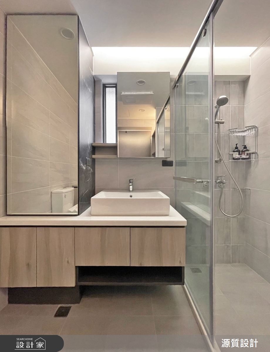 老屋(31~40年)＿現代風浴室案例圖片＿源質室內裝修設計工程＿源質_文化路_板橋區之31