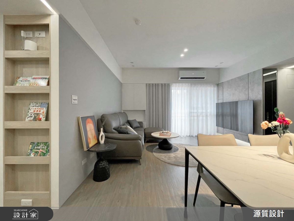 27坪老屋(31~40年)＿簡約風客廳餐廳案例圖片＿源質室內裝修設計工程＿源質_文化街_深坑區之6