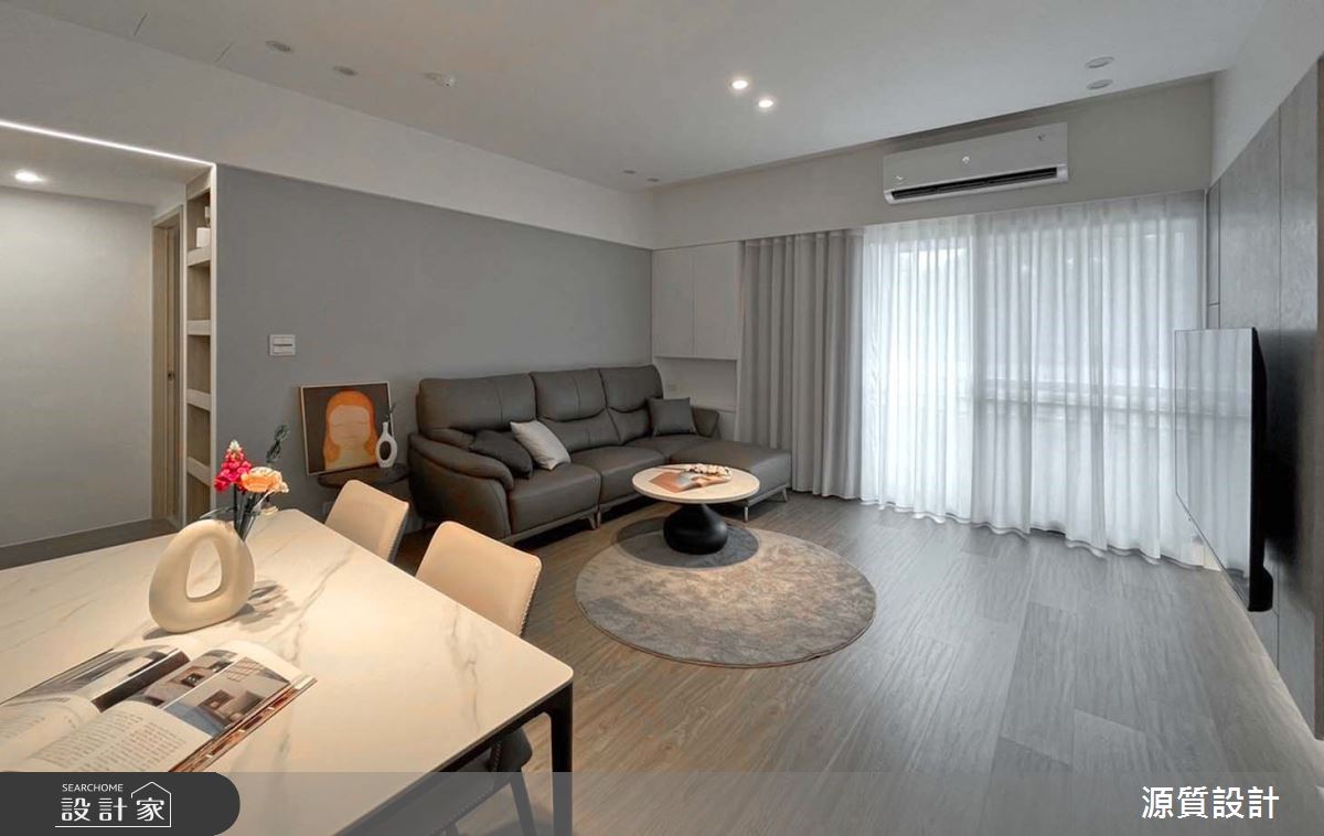 27坪老屋(31~40年)＿簡約風客廳餐廳案例圖片＿源質室內裝修設計工程＿源質_文化街_深坑區之8