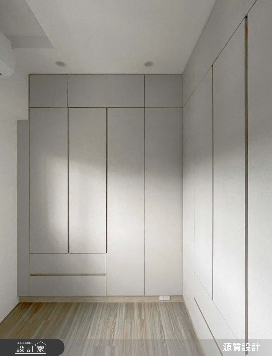 27坪老屋(31~40年)＿簡約風更衣間案例圖片＿源質室內裝修設計工程＿源質_文化街_深坑區之29