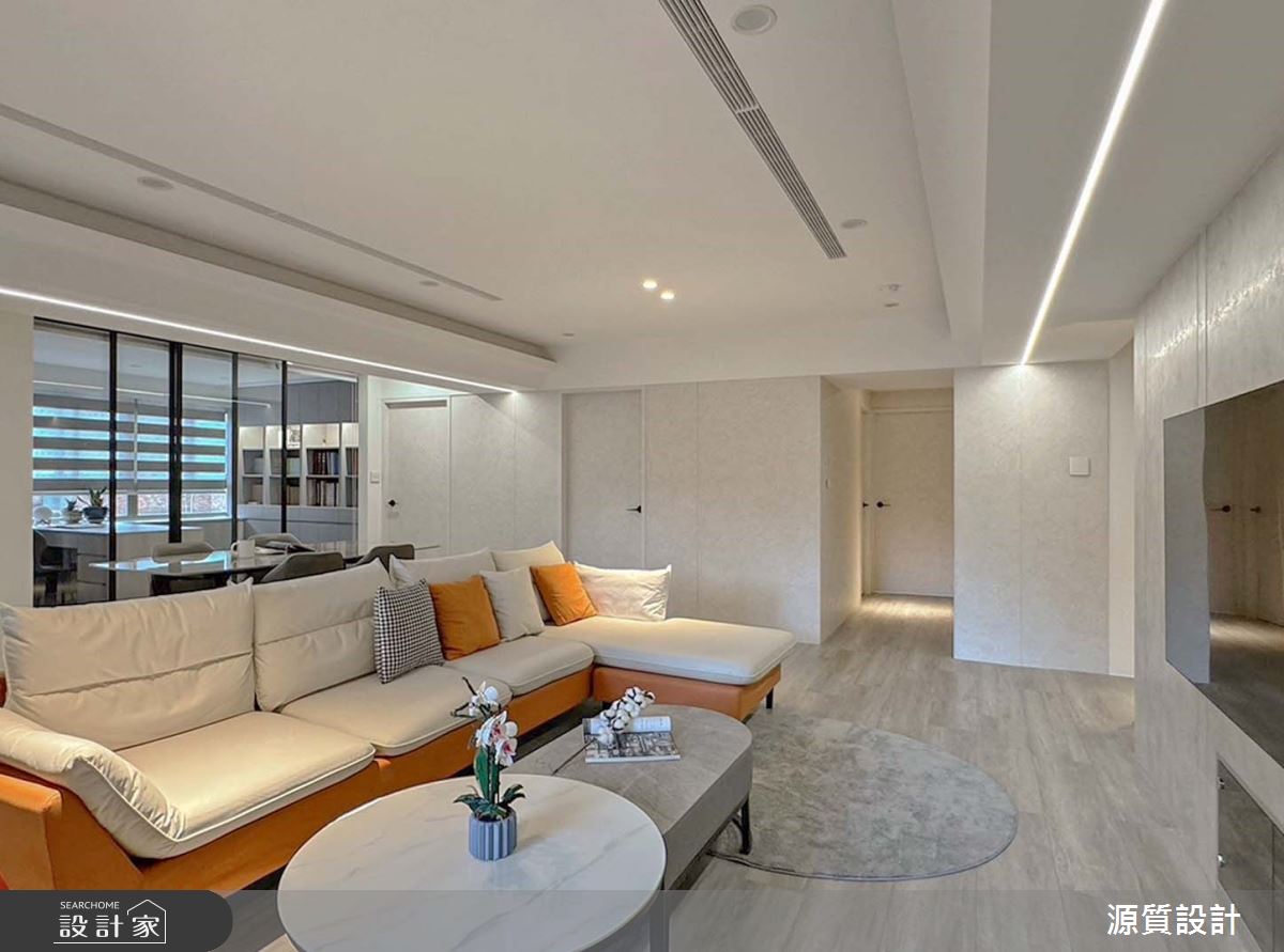 老屋(16~30年)＿現代風客廳案例圖片＿源質室內裝修設計工程＿源質_天闊_新店區_現代風之11