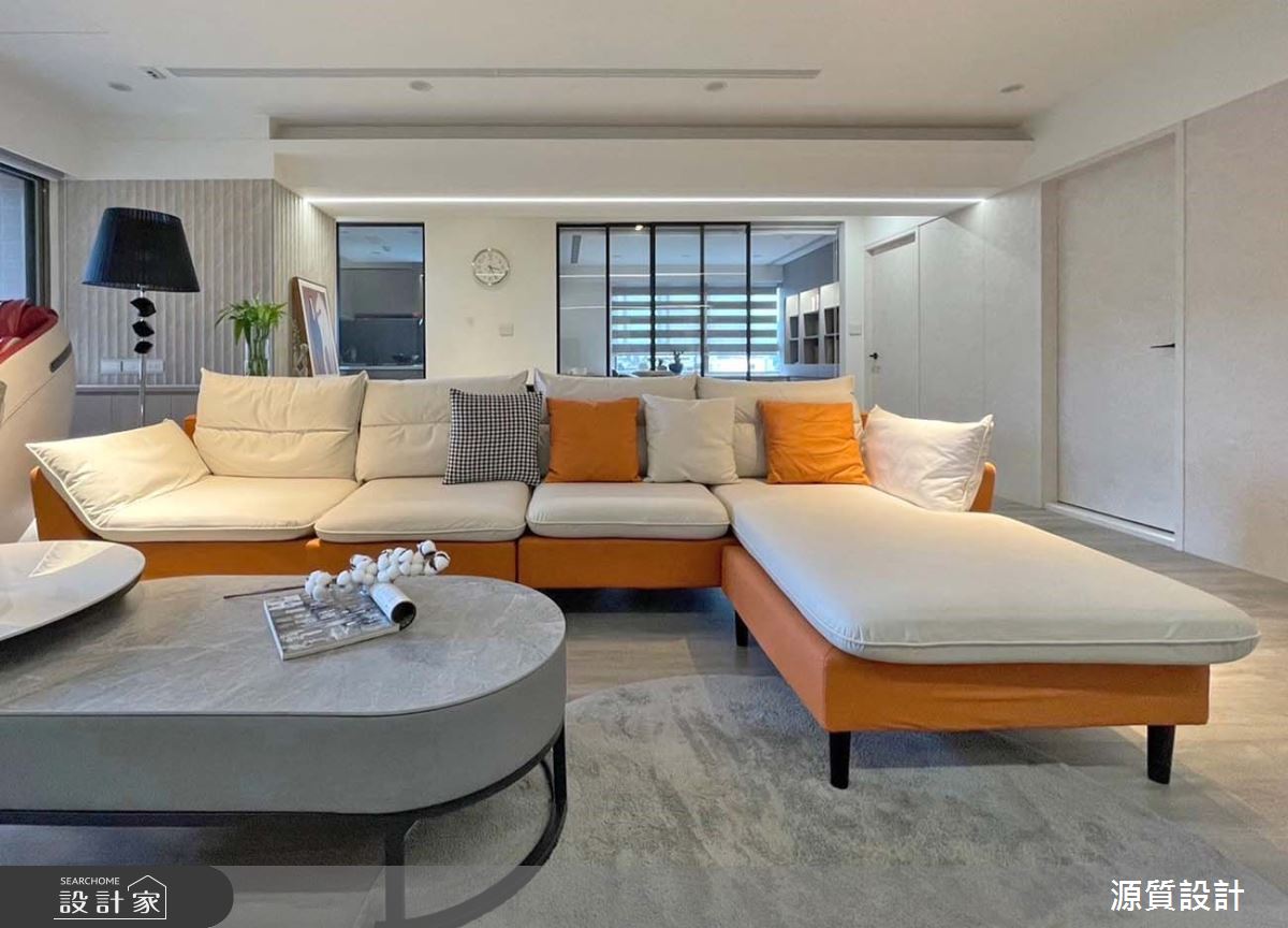 老屋(16~30年)＿現代風客廳案例圖片＿源質室內裝修設計工程＿源質_天闊_新店區_現代風之10