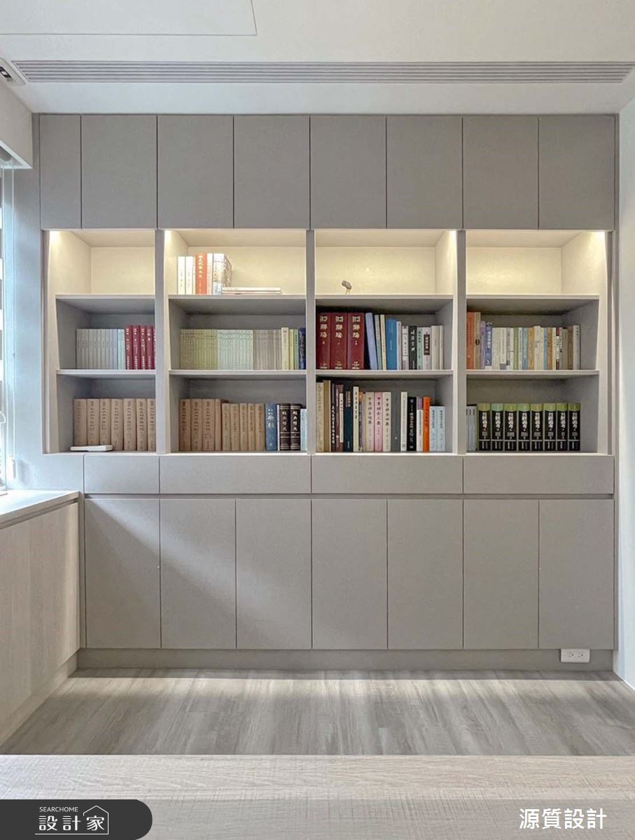 老屋(16~30年)＿現代風書房案例圖片＿源質室內裝修設計工程＿源質_天闊_新店區_現代風之18