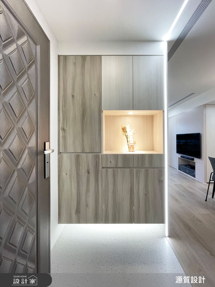老屋(16~30年)＿簡約風玄關案例圖片＿源質室內裝修設計工程＿源質_天闊_新店區_簡約風之2